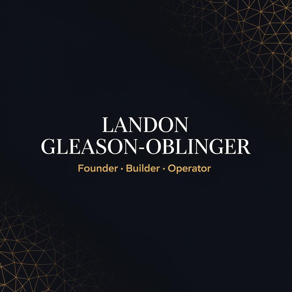 Oblinger Landon Gleason-Oblinger | Founder of XYQEN & 3DVOID LLC